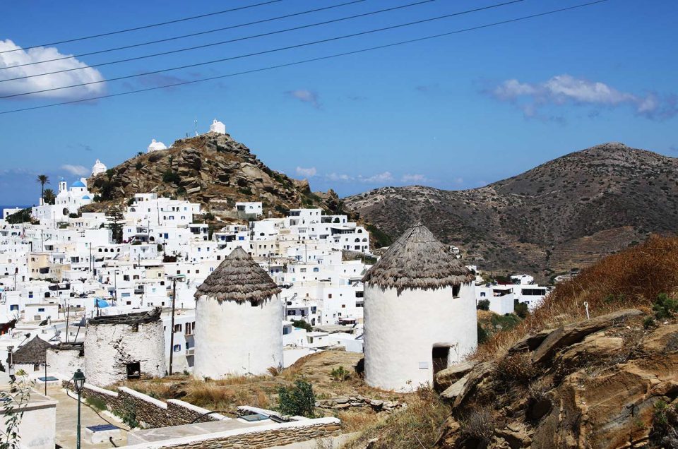 Wind Mills in Ios Island